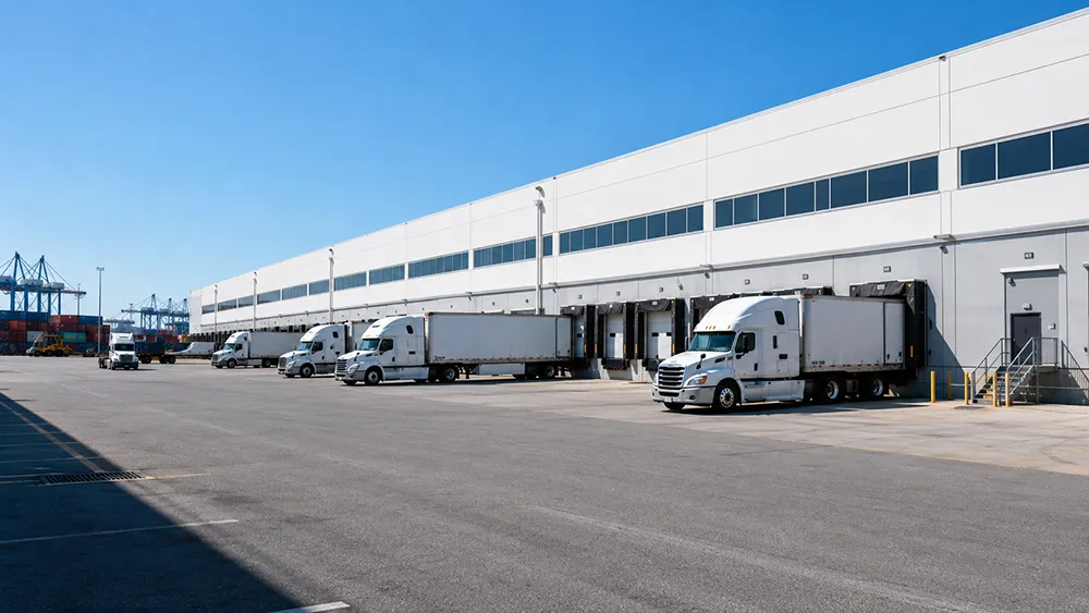 Phoenix Warehouse 3PL facility in Jersey City NJ near Port Newark, 1 million square foot warehouse exterior